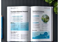 Document ou rapport avec un logo de développement durable et des icônes environnementales, représentant le reporting RSE pour les clients d'e4bimconsultants.com.