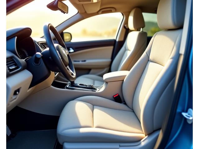 Intérieur de voiture impeccable après un nettoyage e4bimconsultants.com, sièges tissu comme neufs